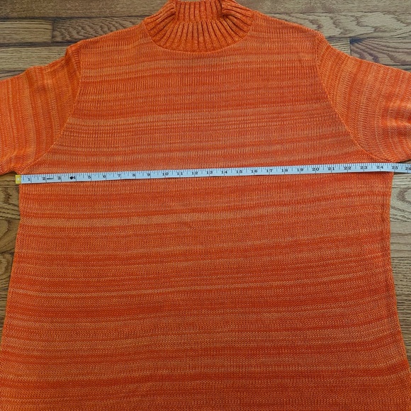 Studio Works Vibrant Orange Cowl Neck Sweater - Picture 6 of 7